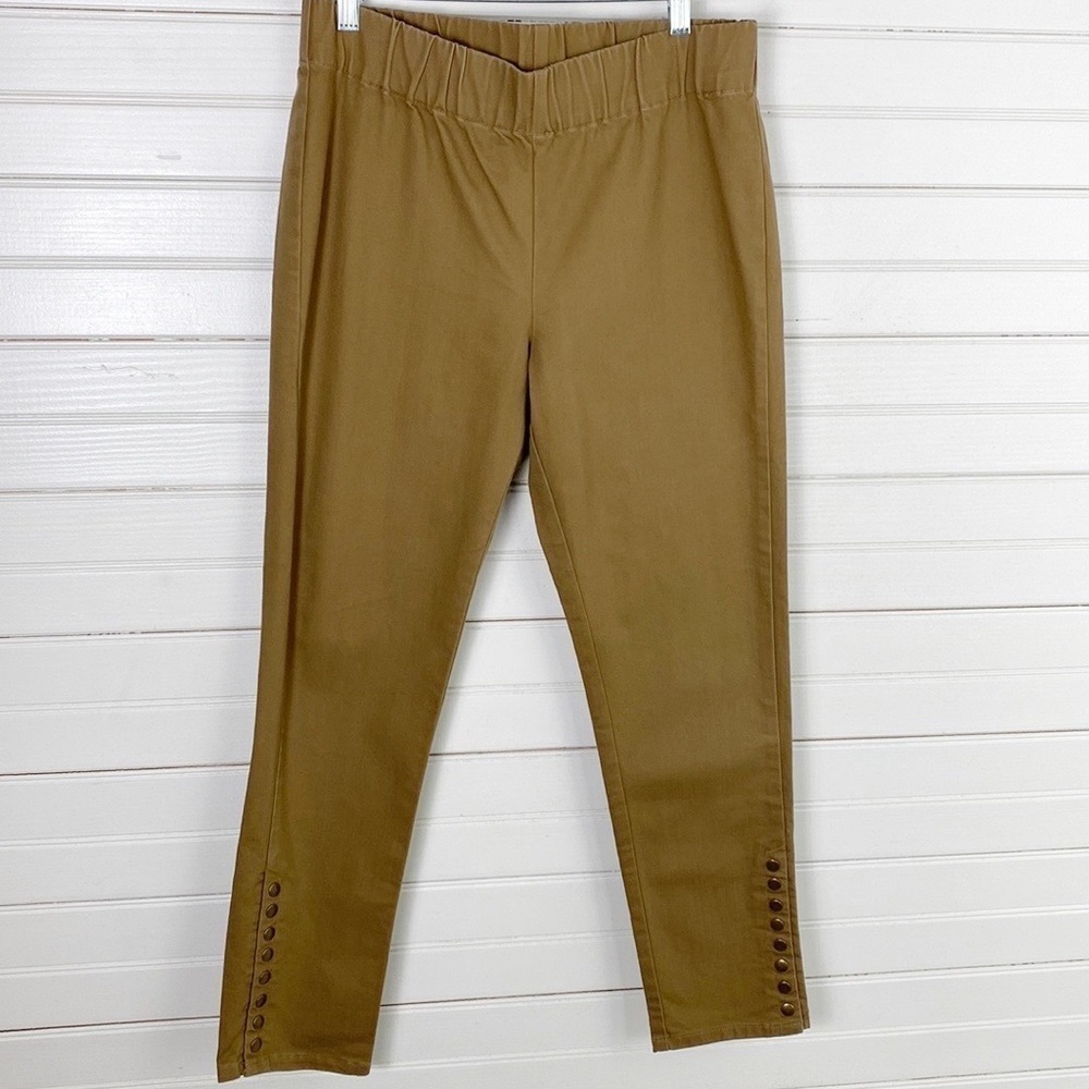 Soft Surroundings Tan Studded Metro Leggings Size SP